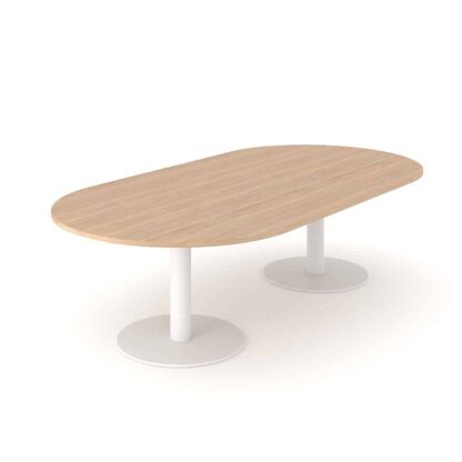 Table Ovale  Pied Central LAATIKO