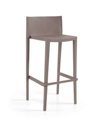Tabouret Haut Sun Pour Table H1030 Taupe Outdoor / Indoor