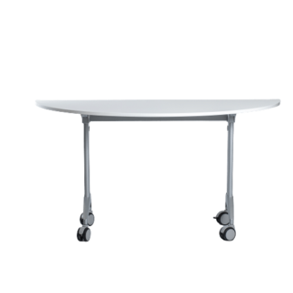Table Flip Flop Demi-Lune L1400 Blanche