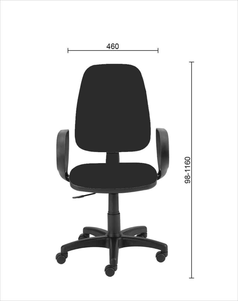 Siège de bureau Classique SOBASIC sans Accoudoirs – Image 4