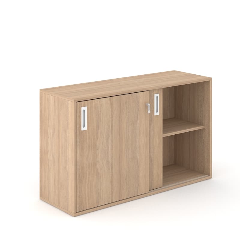 Armoire Basse à Portes Coulissantes 120 SKAP Mon Nouveau Bureau