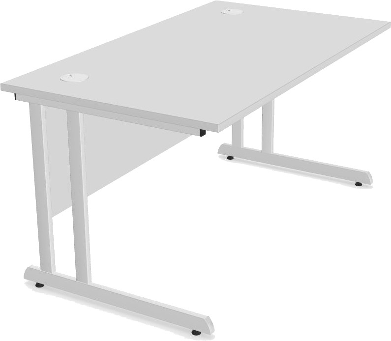 Bureau Individuel Blanc/Blanc PRIMO