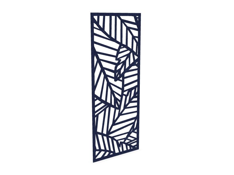 Cloison de séparation suspendue L800 - Motif Reverse Palms SANS ATTACHES - ACOUSTIK PET (50% de Matière Recyclée) – Image 6