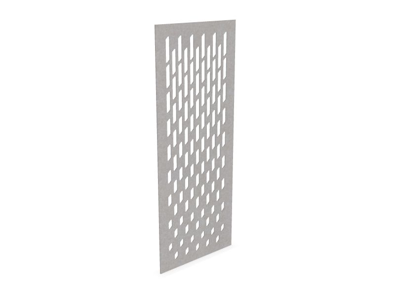 Cloison de séparation suspendue L800 - Motif Grate SANS ATTACHES - ACOUSTIK PET (50% de Matière Recyclée) – Image 11