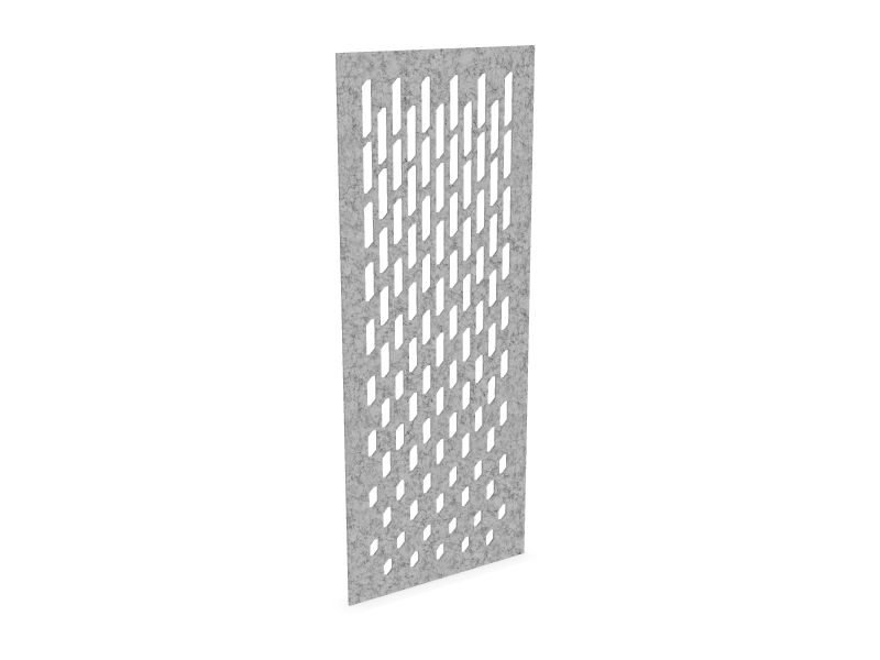 Cloison de séparation suspendue L800 - Motif Grate SANS ATTACHES - ACOUSTIK PET (50% de Matière Recyclée) – Image 12