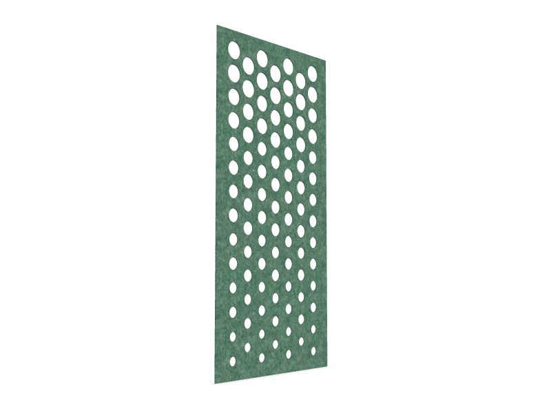 Cloison de séparation suspendue L1200 - Motif Dot SANS ATTACHES - ACOUSTIK PET (50% de Matière Recyclée) – Image 6