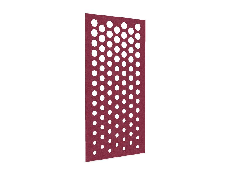 Cloison de séparation suspendue L1200 - Motif Dot SANS ATTACHES - ACOUSTIK PET (50% de Matière Recyclée) – Image 7