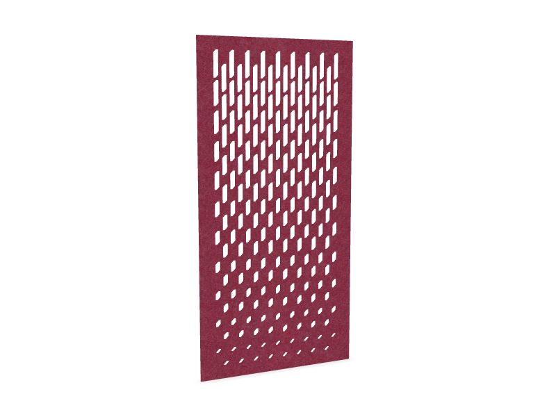 Cloison de séparation suspendue L1200 - Motif Grate SANS ATTACHES - ACOUSTIK PET (50% de Matière Recyclée) – Image 7