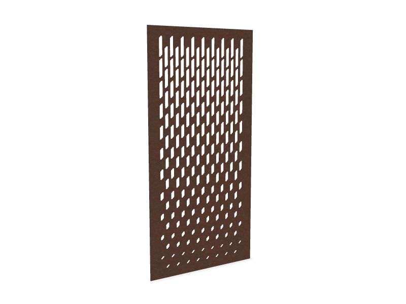 Cloison de séparation suspendue L1200 - Motif Grate SANS ATTACHES - ACOUSTIK PET (50% de Matière Recyclée) – Image 8