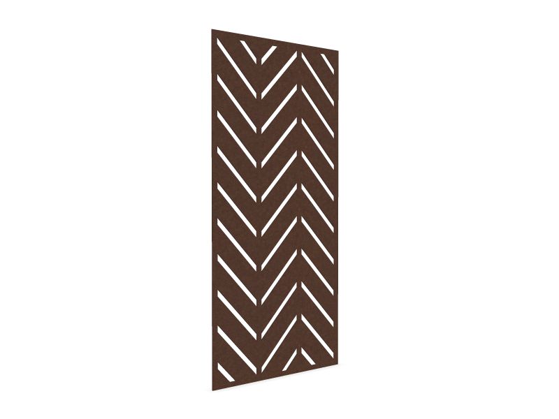 Cloison de séparation suspendue L1200 - Motif Chevron SANS ATTACHES - ACOUSTIK PET (50% de Matière Recyclée) – Image 8