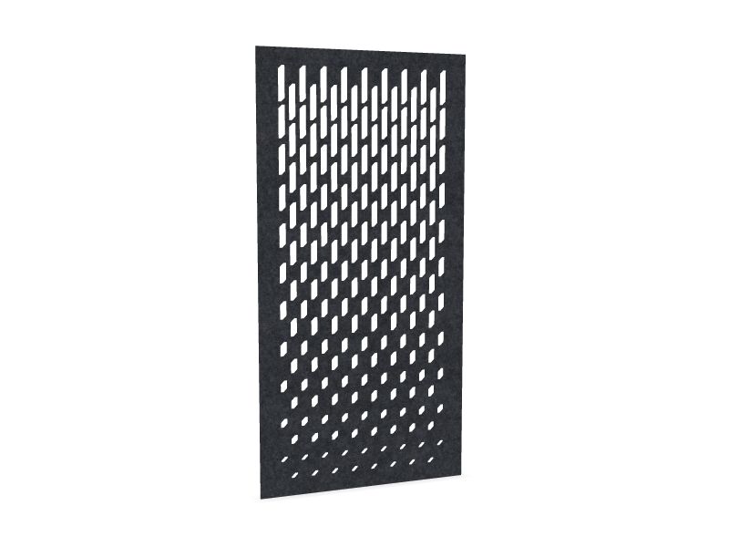Cloison de séparation suspendue L1200 - Motif Grate SANS ATTACHES - ACOUSTIK PET (50% de Matière Recyclée) – Image 9