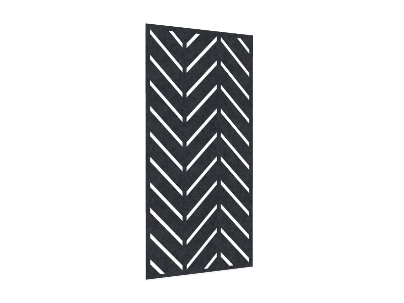 Cloison de séparation suspendue L1200 - Motif Chevron SANS ATTACHES - ACOUSTIK PET (50% de Matière Recyclée) – Image 9