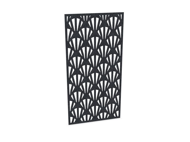 Cloison de séparation suspendue L1200 - Motif Clams SANS ATTACHES - ACOUSTIK PET (50% de Matière Recyclée) – Image 9