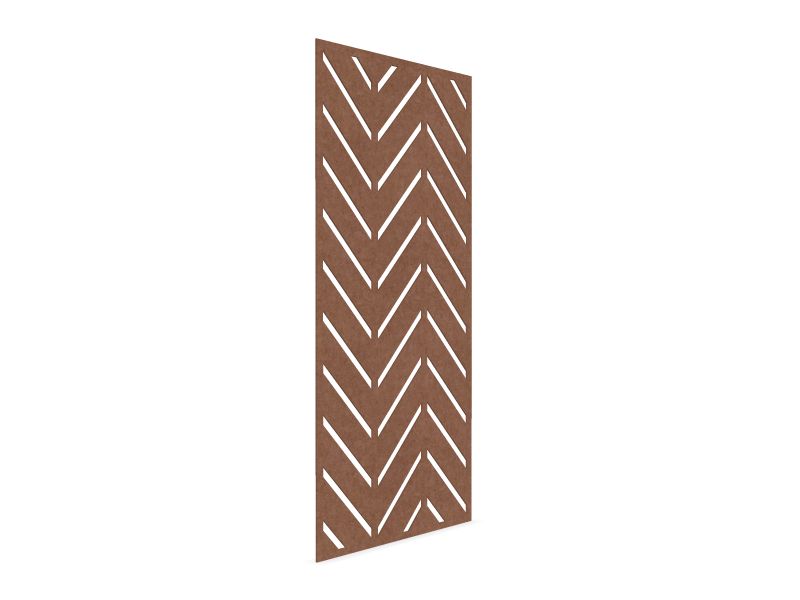 Cloison de séparation suspendue L1200 - Motif Chevron SANS ATTACHES - ACOUSTIK PET (50% de Matière Recyclée) – Image 10