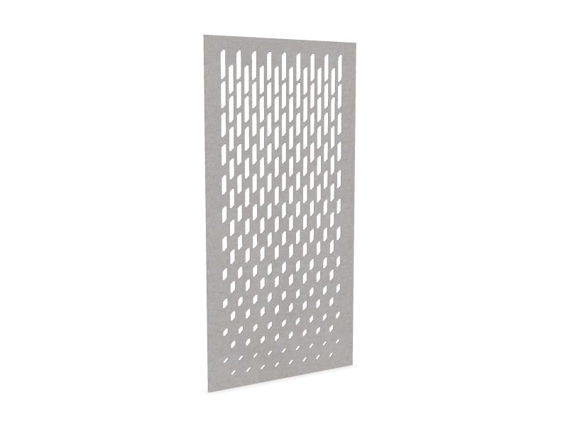 Cloison de séparation suspendue L1200 - Motif Grate SANS ATTACHES - ACOUSTIK PET (50% de Matière Recyclée) – Image 11