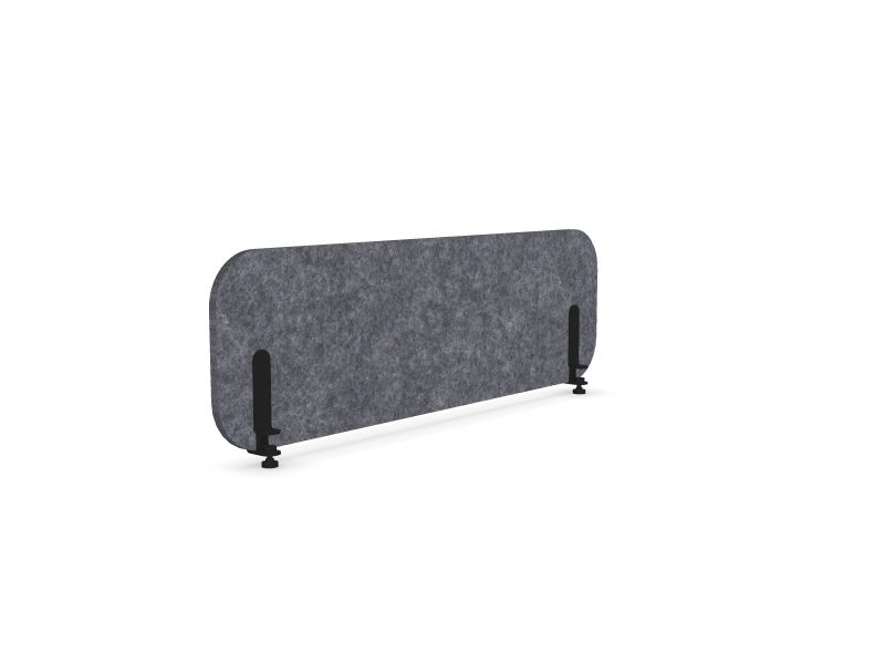 Cloison de séparation frontale en feutre PET pour bureau individuel ACOUSTIK PET (50% de Matière Recyclée)