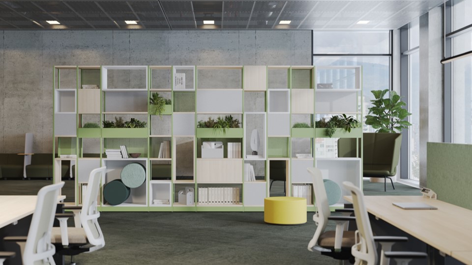 Bibliothèque 4 Niveaux avec caissons tiroirs COMBO – Image 6