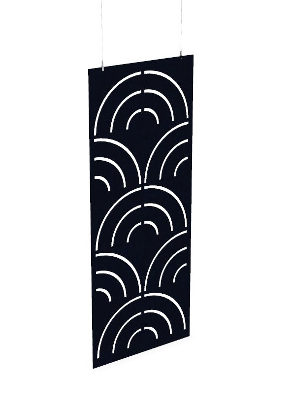 Cloison de séparation suspendue L800 - Motif Disco SANS ATTACHES - ACOUSTIK PET (50% de Matière Recyclée) – Image 15