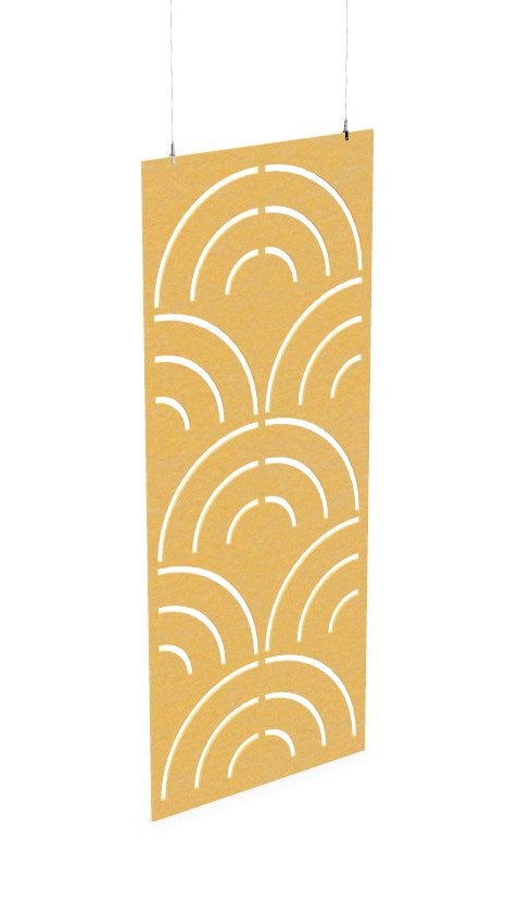 Cloison de séparation suspendue L800 - Motif Disco SANS ATTACHES - ACOUSTIK PET (50% de Matière Recyclée) – Image 18