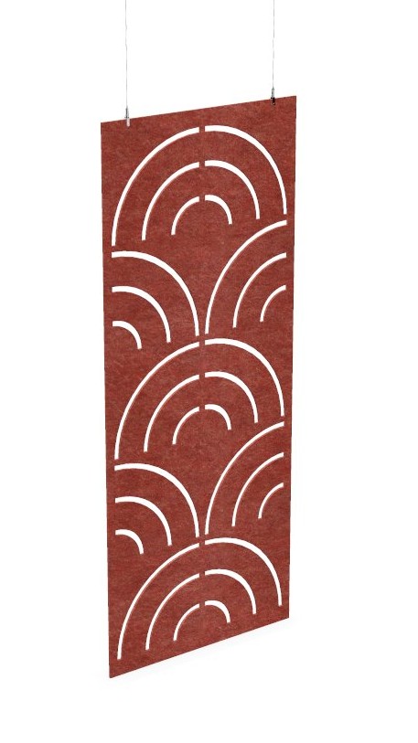 Cloison de séparation suspendue L800 - Motif Disco SANS ATTACHES - ACOUSTIK PET (50% de Matière Recyclée) – Image 20