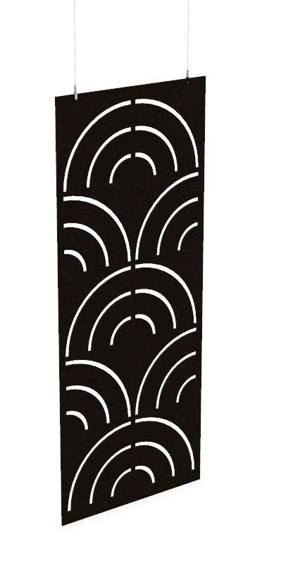 Cloison de séparation suspendue L800 - Motif Disco SANS ATTACHES - ACOUSTIK PET (50% de Matière Recyclée) – Image 19