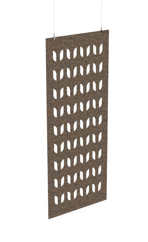 Cloison de séparation suspendue L800 - Motif Flow SANS ATTACHES - ACOUSTIK PET (50% de Matière Recyclée) – Image 21