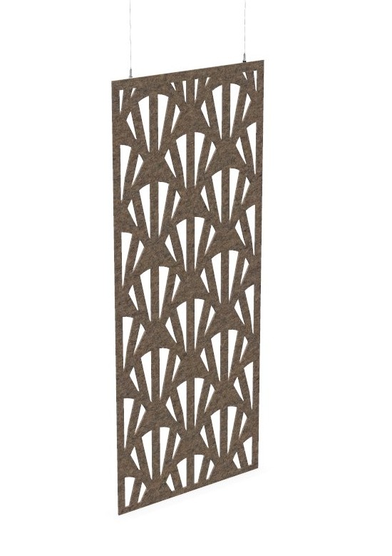 Cloison de séparation suspendue L800 - Motif Clams SANS ATTACHES - ACOUSTIK PET (50% de Matière Recyclée) – Image 21