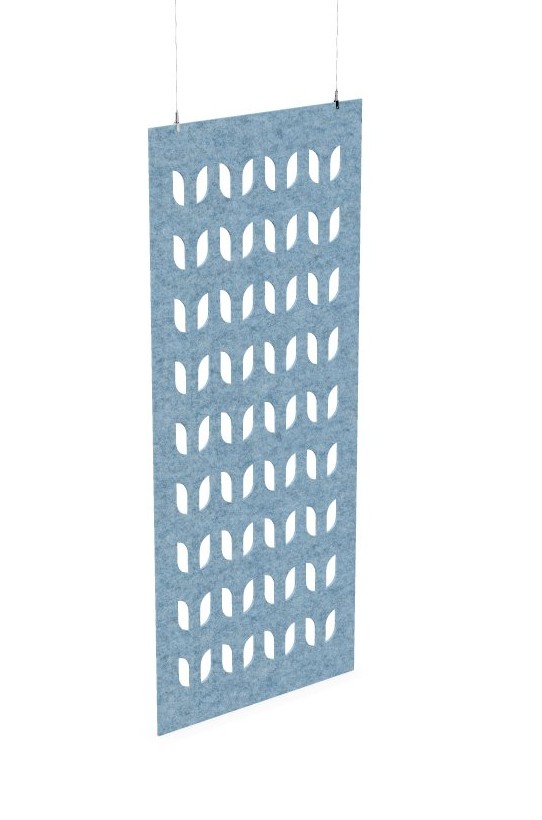 Cloison de séparation suspendue L800 - Motif Flow SANS ATTACHES - ACOUSTIK PET (50% de Matière Recyclée) – Image 14