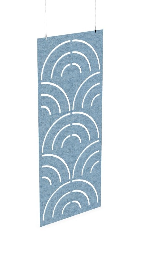 Cloison de séparation suspendue L800 - Motif Disco SANS ATTACHES - ACOUSTIK PET (50% de Matière Recyclée) – Image 14