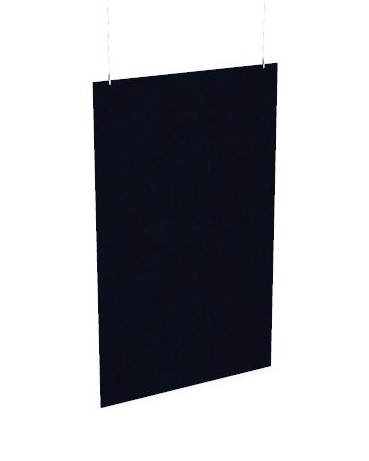 Cloison de séparation suspendue L1200 - Motif Plain SANS ATTACHES - ACOUSTIK PET (50% de Matière Recyclée) – Image 14