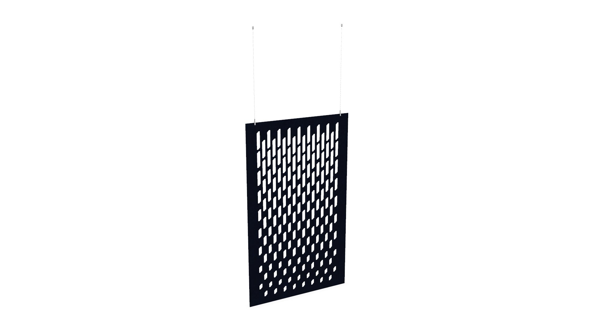 Cloison de séparation suspendue L1200 - Motif Grate SANS ATTACHES - ACOUSTIK PET (50% de Matière Recyclée) – Image 15