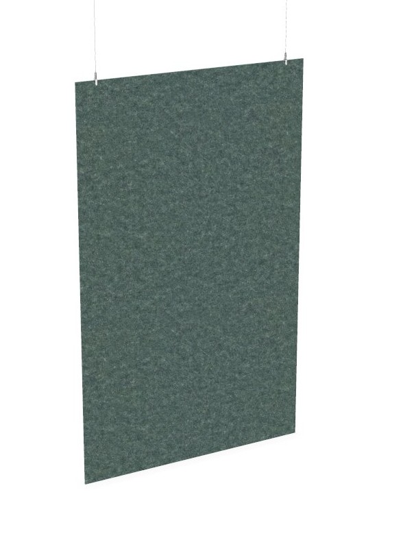 Cloison de séparation suspendue L1200 - Motif Plain SANS ATTACHES - ACOUSTIK PET (50% de Matière Recyclée) – Image 24