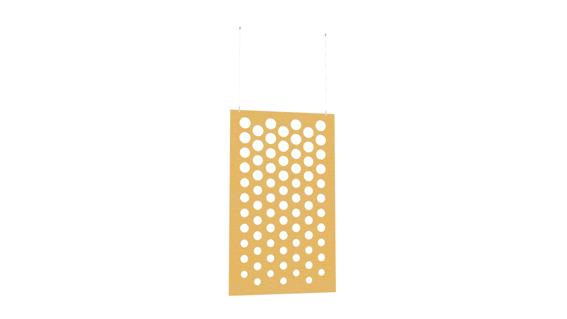 Cloison de séparation suspendue L1200 - Motif Dot SANS ATTACHES - ACOUSTIK PET (50% de Matière Recyclée) – Image 18