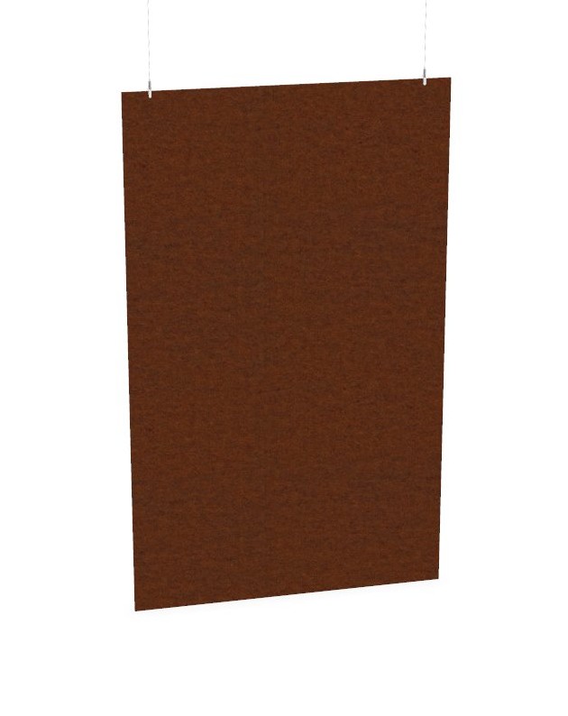 Cloison de séparation suspendue L1200 - Motif Plain SANS ATTACHES - ACOUSTIK PET (50% de Matière Recyclée) – Image 21