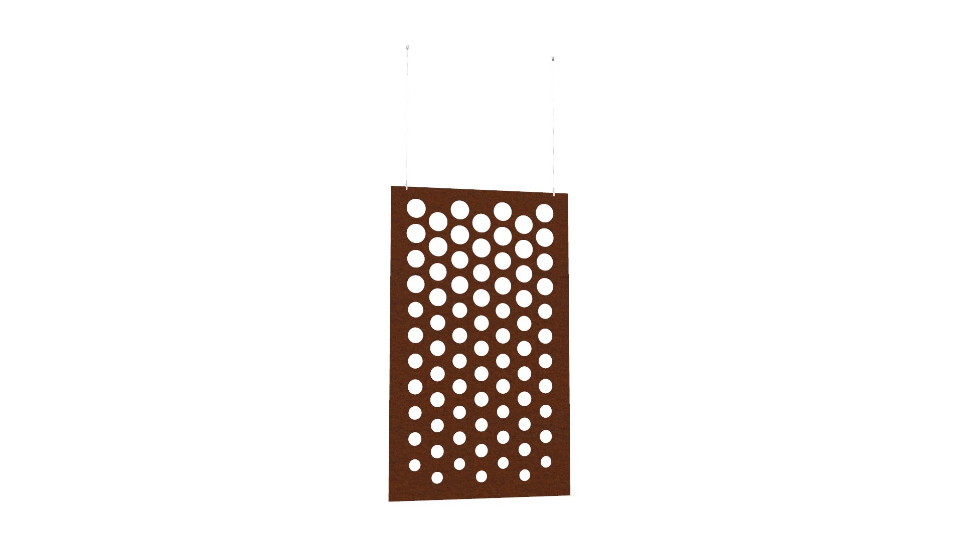 Cloison de séparation suspendue L1200 - Motif Dot SANS ATTACHES - ACOUSTIK PET (50% de Matière Recyclée) – Image 22