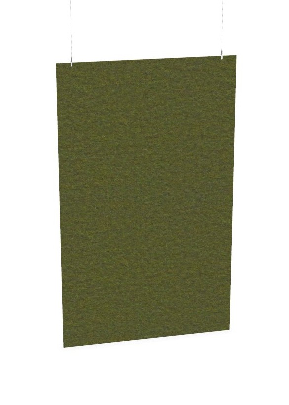 Cloison de séparation suspendue L1200 - Motif Plain SANS ATTACHES - ACOUSTIK PET (50% de Matière Recyclée) – Image 23
