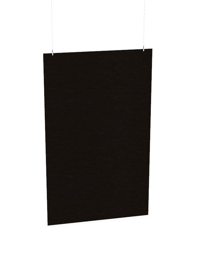 Cloison de séparation suspendue L1200 - Motif Plain SANS ATTACHES - ACOUSTIK PET (50% de Matière Recyclée) – Image 18