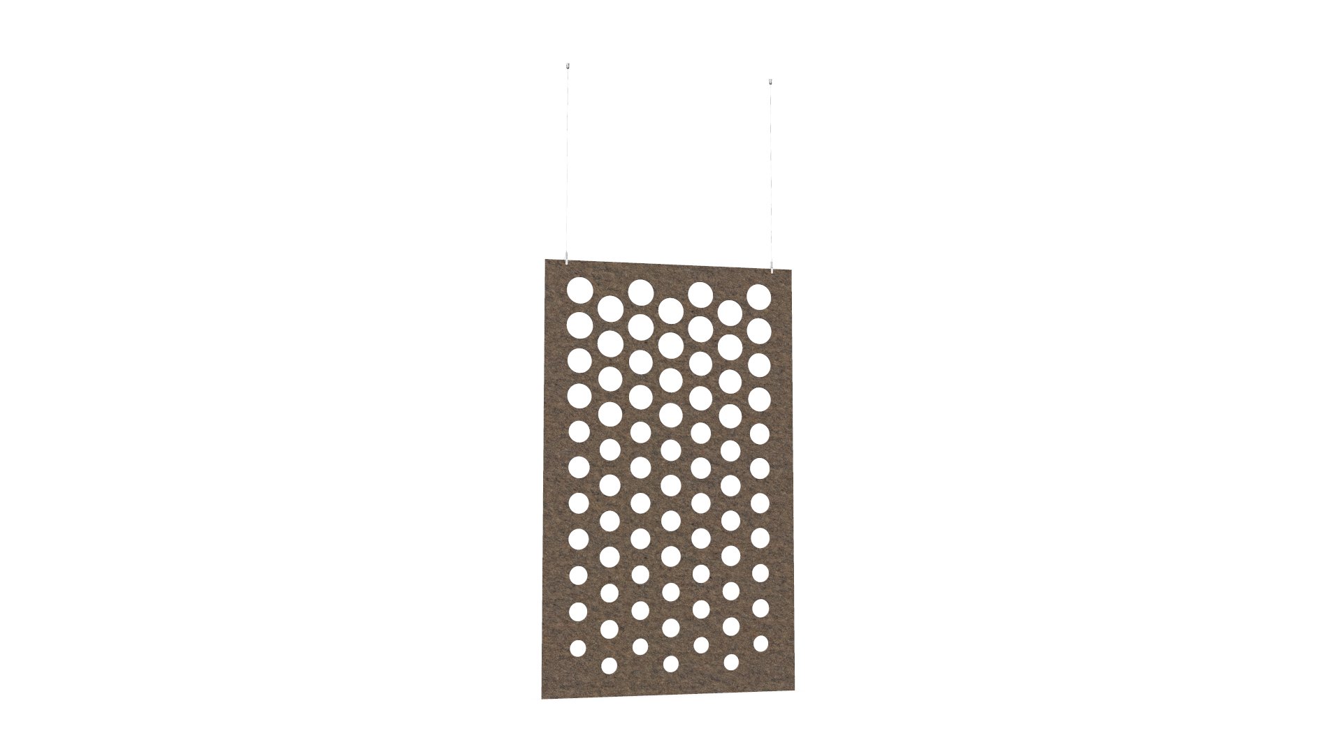 Cloison de séparation suspendue L1200 - Motif Dot SANS ATTACHES - ACOUSTIK PET (50% de Matière Recyclée) – Image 21