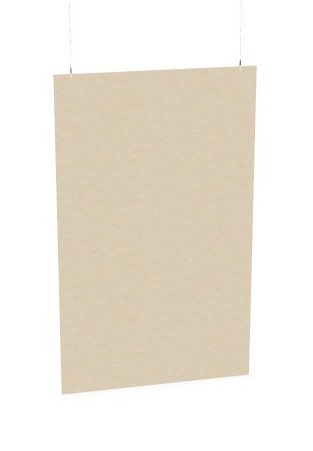 Cloison de séparation suspendue L1200 - Motif Plain SANS ATTACHES - ACOUSTIK PET (50% de Matière Recyclée) – Image 16