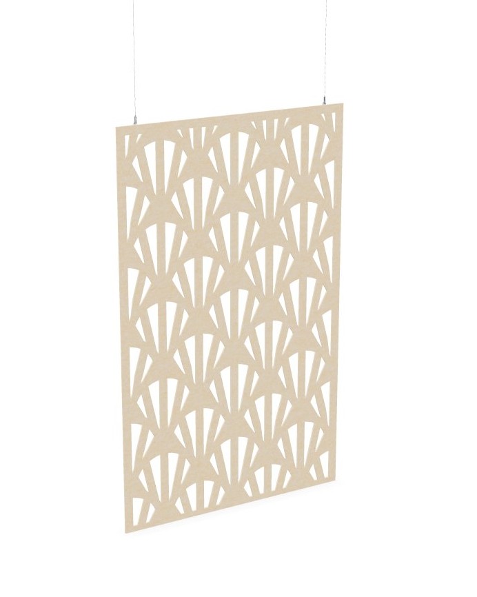 Cloison de séparation suspendue L1200 - Motif Clams SANS ATTACHES - ACOUSTIK PET (50% de Matière Recyclée) – Image 17