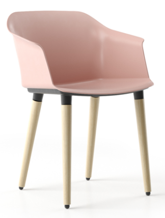 Chaise 4 Pieds BOIS VIVA COQUE