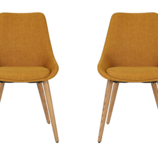 Lot de 2 BARI Jaune Curry