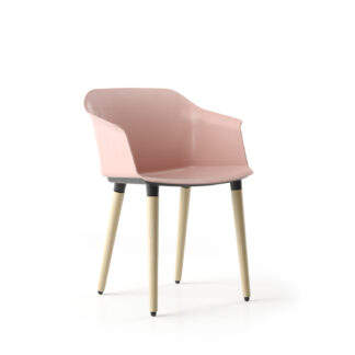 Chaise 4 Pieds BOIS VIVA COQUE