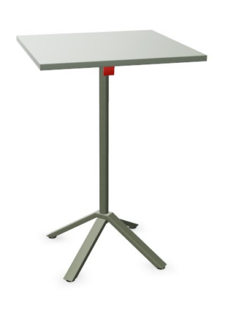 Table Haute Carrée Rabattable FLIPTOP