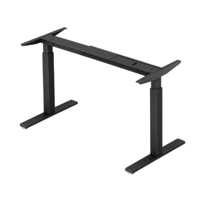 Structure de bureau réglable noire mat (1)